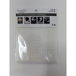 Recollections Halloween Layering Stencils Raven With Moon 782221 Art Crafts